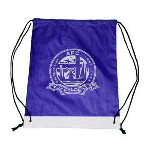 Blue Draw String Bag