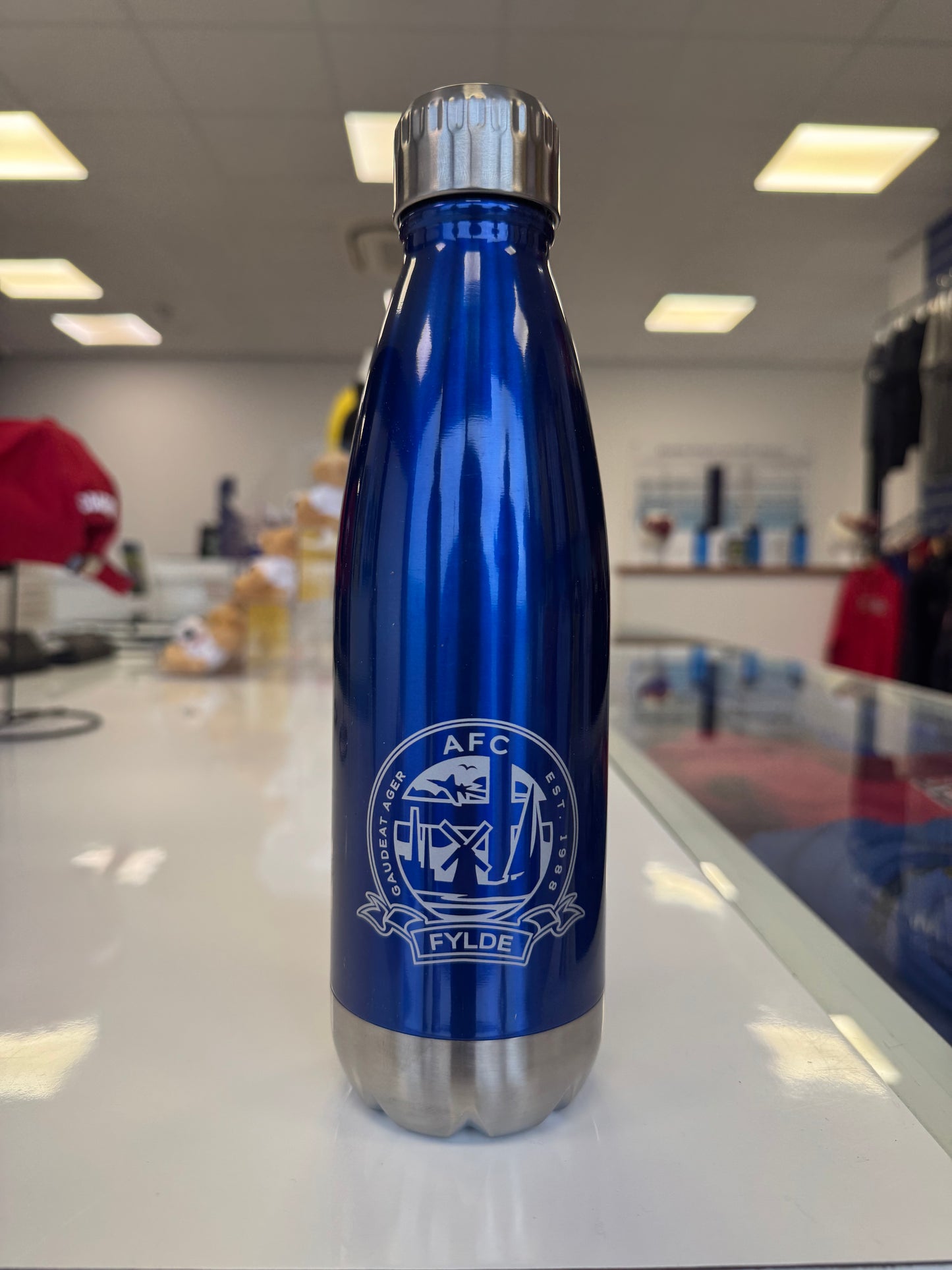 AFC Fylde Stainless Steel Vacuum Flask Bottle