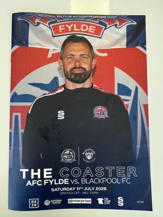 Blackpool 2026 Programme