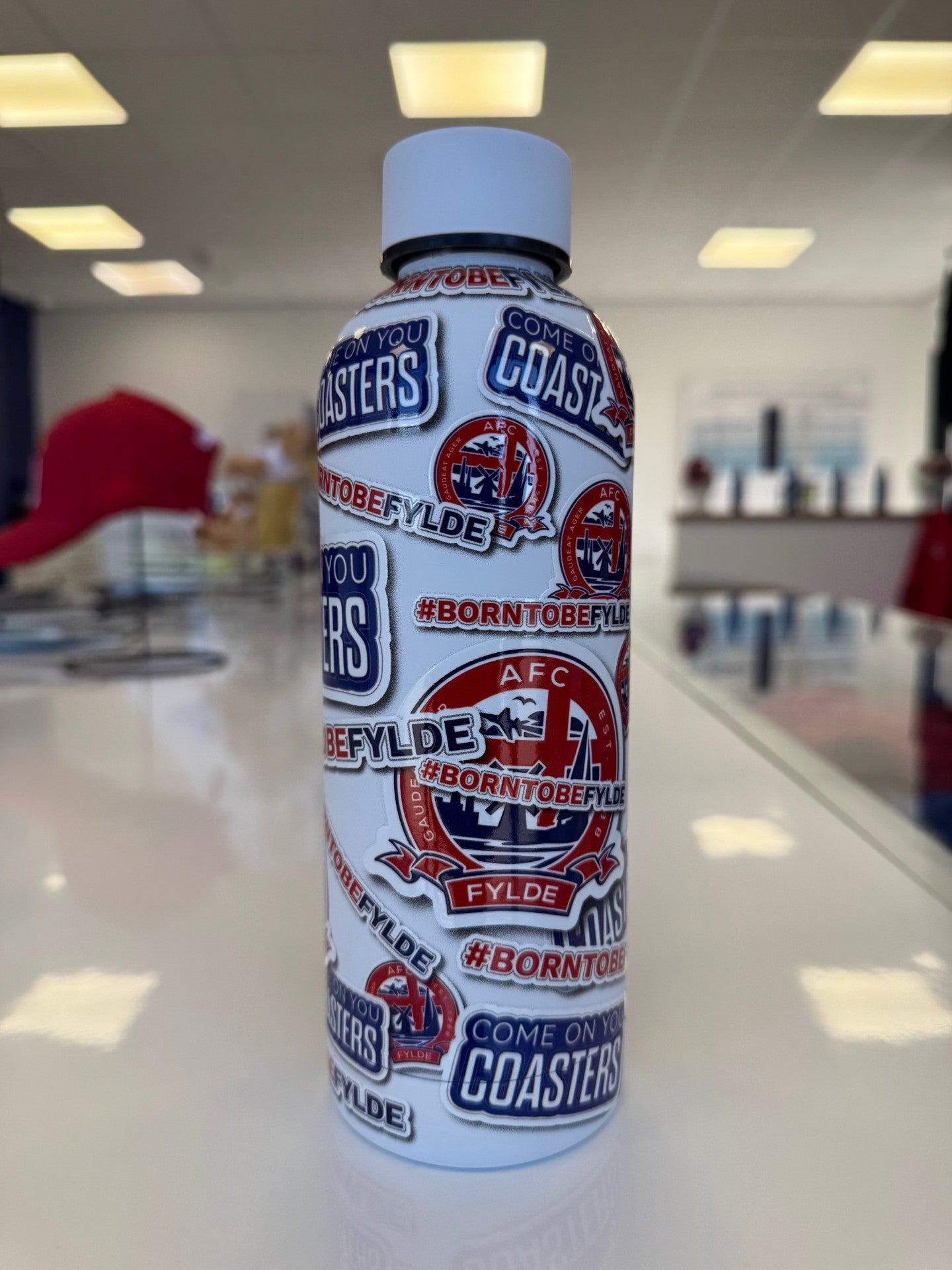 AFC Fylde Stainless Steel bottle